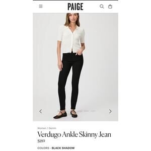 Paige Verdugo Ankle Skinny Jeans